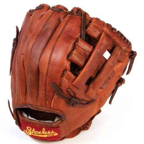  Shoeless Joe Mens Baseball Right Handed Thrower 11.5 Inch H Web Glove, Brown