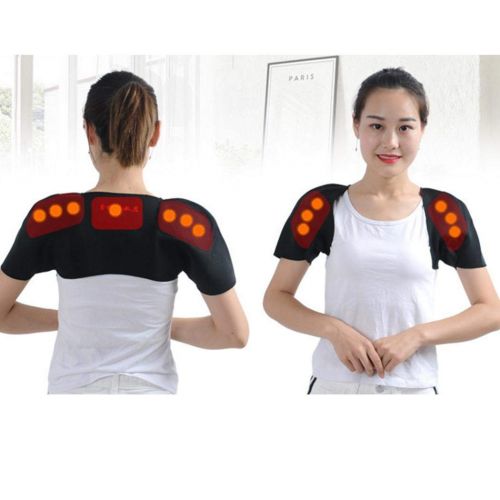  Sholdnut sholdnut Shoulder Pad Belt Magnetic Therapy Thermal Self-Heating Shoulder Brace Protector, Prevents Slouching and Alleviates Upper Back and Neck Pain