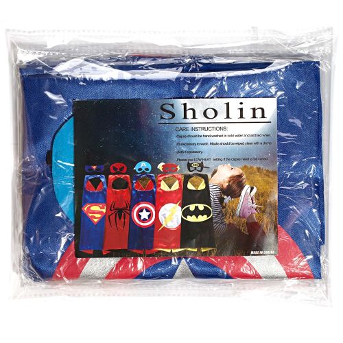  Sholin Superhero Dress Up Costumes Capes and Masks for Girls