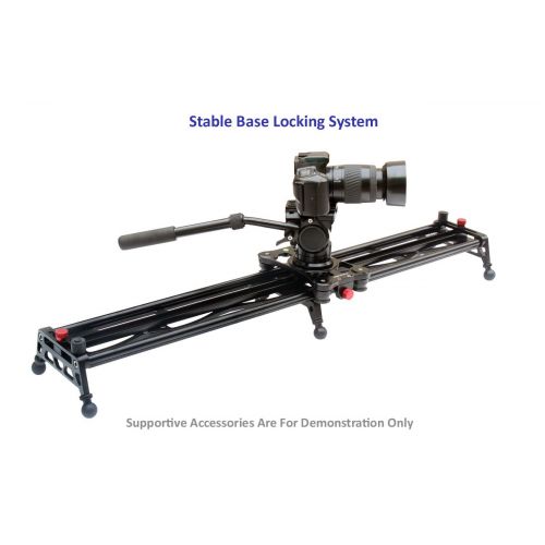  Shootvilla SHOOTVILLA Auto Pan Slider 3ft, Parallax , Panaromic and straight slider dolly for DSLR Canon, Nikon, Panasonic lumix, video camera movie film editing (SV-PAN-3)