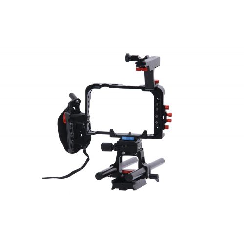  Sony A7s Camera Cage +Top Handle+Base Clamp+Hand Strap+Bag Shootvilla