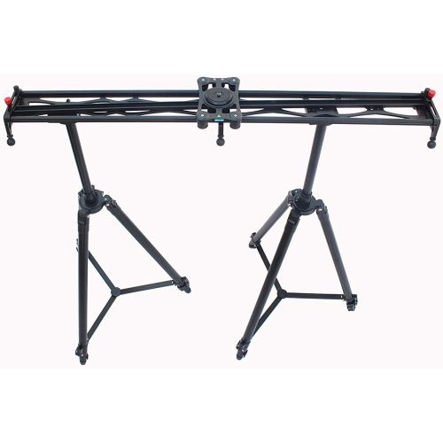  Shootvilla Auto Pan Slider 4ft, Dolly for DSLR Video Camera Movie Film Editing