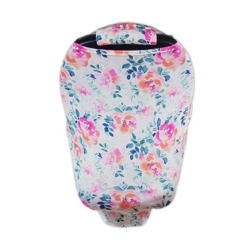 Shop Ari and Ana Nursing Cover, Car Seat Canopy, Shopping Cart, High Chair, Stroller and Carseat Covers for Boys and Girls- Best Stretchy Infinity Scarf and Shawl- Multi Use (Lavendar Floral)