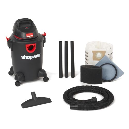  Shop-Vac 5985100 8 gallon 3.0 Peak HP Classic Wet Dry Vacuum, Black/Red