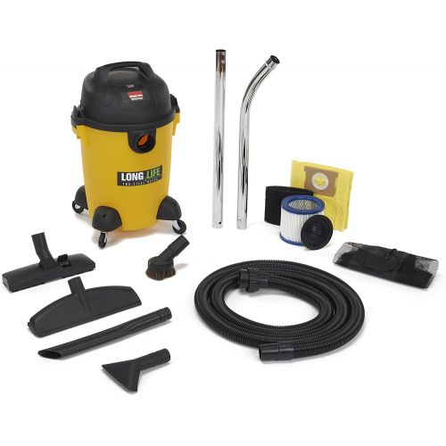  Shop-Vac 9272610 2.0 Peak HP Long Life Wet Dry Vacuum, 6-Gallon