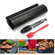 Shopidea 5 Non-stick Barbecue Cooking Grill Mat BBQ Clip Silicone Brush Picnic Set by ShopIdea