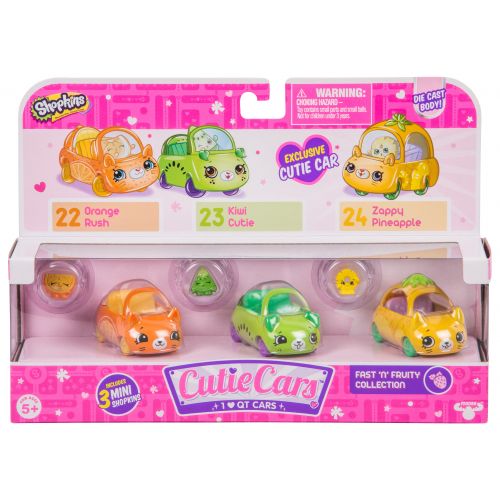  License 2 Play - Cutie Car Shopkins S1 3PK, Fast N Fruity