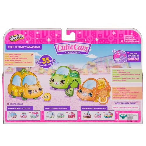  License 2 Play - Cutie Car Shopkins S1 3PK, Fast N Fruity