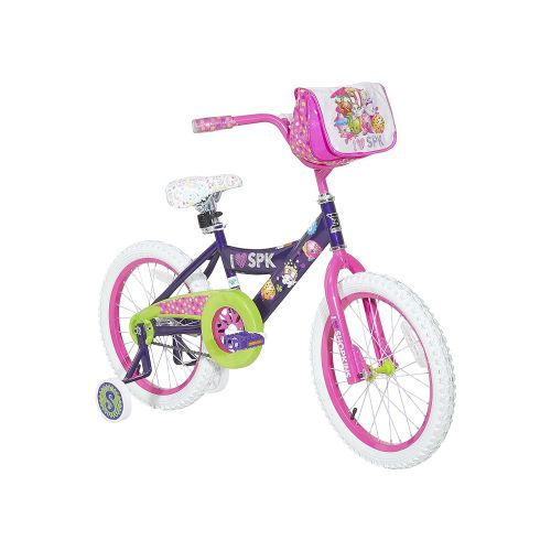  Dynacraft Shopkins Girls Street Bike 18, PurplePinkGreenWhite