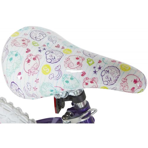  Dynacraft Shopkins Girls Street Bike 18, PurplePinkGreenWhite