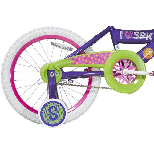  Dynacraft Shopkins Girls Street Bike 18, PurplePinkGreenWhite