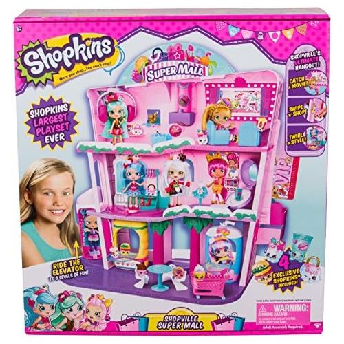  Shopkins Shoppies Shopville Super Mall