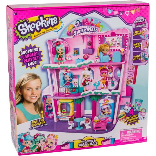  Shopkins Shoppies Shopville Super Mall