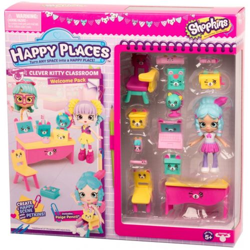  Shopkins Happy Places Season 3 Welcome Pack - Clever Kitty Classroom