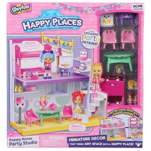  Shopkins Happy Places Happy Home Party Studio Playset