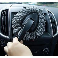 Shopping GD Multi-functional Car Duster Cleaning Dirt Dust Clean Brush Dusting Tool Mop Gray car cleaning products Brand New