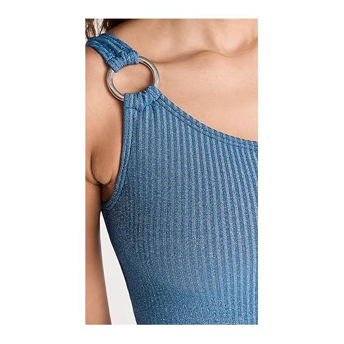  Shoshanna Women's Ring Shoulder One Piece