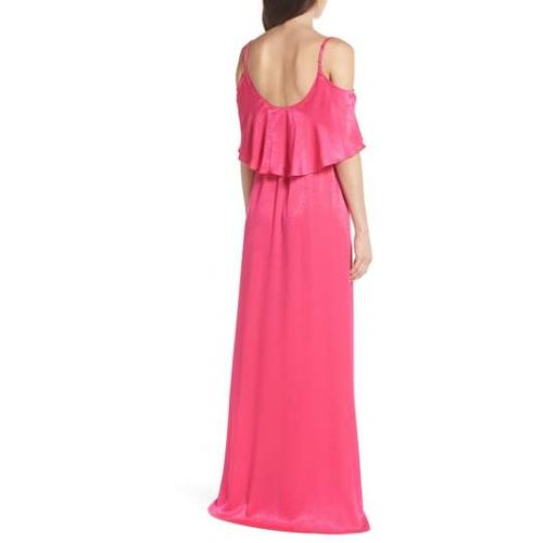  Show Me Your Mumu Caitlin Cold Shoulder Chiffon Gown