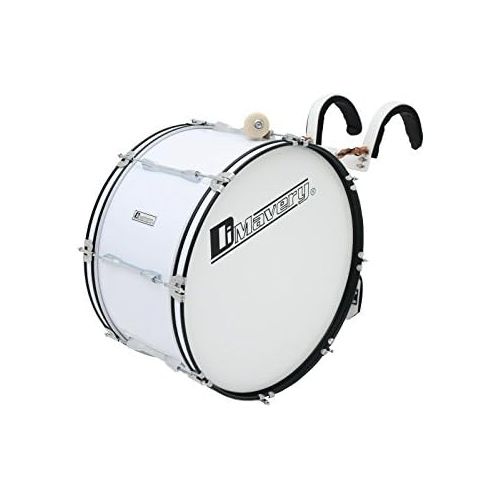  [아마존베스트]Showking Bass Drum Marching Drum 24x12MarcheryWhiteweisse Bass Drum Marching Drums for MarscheKlangbeisser