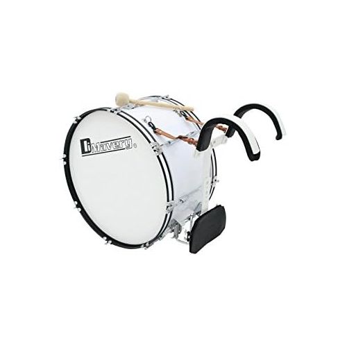  [아마존베스트]Showking Bass Drum Marching Drum 24x12MarcheryWhiteweisse Bass Drum Marching Drums for MarscheKlangbeisser