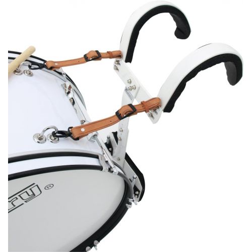  [아마존베스트]Showking Bass Drum Marching Drum 24x12MarcheryWhiteweisse Bass Drum Marching Drums for MarscheKlangbeisser