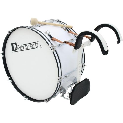  [아마존베스트]Showking Bass Drum Marching Drum 24x12MarcheryWhiteweisse Bass Drum Marching Drums for MarscheKlangbeisser