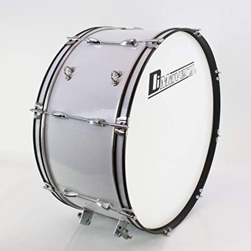  [아마존베스트]showking Marching Drum Marching Drum 28 x 12 cm White