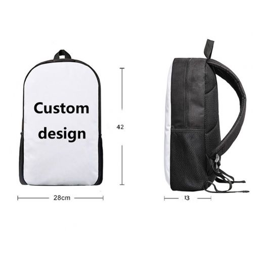  Showudesigns Schoolbag Travel Backpack Bookbag and Lunch Box Cooler Bag for Boys Kids Elementary Wolf