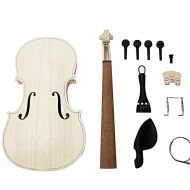Shsyue Make Your Own Full Size 4/4 Violin DIY Kit for Music Lover and Beginner