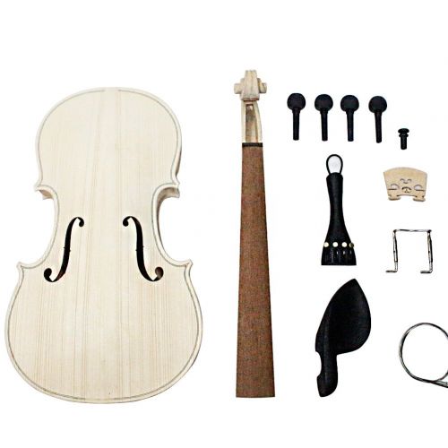  Shsyue Make Your Own Full Size 4/4 Violin DIY Kit for Music Lover and Beginner