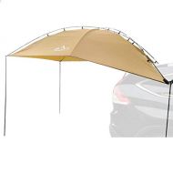 shuanghua SUV Awning, Sun Shelter SUV Tent Auto Canopy Portable Camper Trailer Tent Rooftop Car Awning for Beach MPV Hatchback Sedan Outdoor Camping