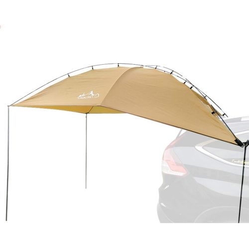  shuanghua SUV Awning, Sun Shelter SUV Tent Auto Canopy Portable Camper Trailer Tent Rooftop Car Awning for Beach MPV Hatchback Sedan Outdoor Camping