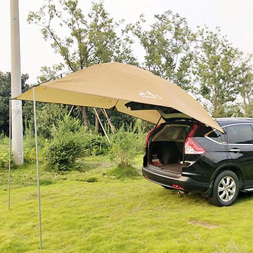  shuanghua SUV Awning, Sun Shelter SUV Tent Auto Canopy Portable Camper Trailer Tent Rooftop Car Awning for Beach MPV Hatchback Sedan Outdoor Camping