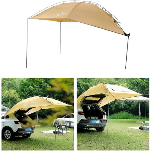  shuanghua SUV Awning, Sun Shelter SUV Tent Auto Canopy Portable Camper Trailer Tent Rooftop Car Awning for Beach MPV Hatchback Sedan Outdoor Camping