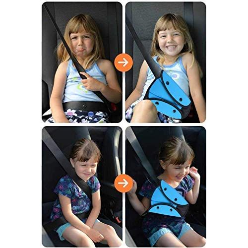  [아마존베스트]Shuangjishan Seatbelt Adjuster,Shoulder Neck Strap Protector Positioner Locking Clip,Comfort Universal Vehicle Car Seat Belt Safety Covers for Adult Kids(2 Pack)