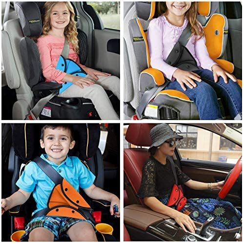  [아마존베스트]Shuangjishan Seatbelt Adjuster,Shoulder Neck Strap Protector Positioner Locking Clip,Comfort Universal Vehicle Car Seat Belt Safety Covers for Adult Kids(2 Pack)