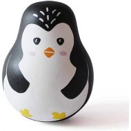 Shumee Wooden Penguin Wobbler/Wobble Toy - Baby Tummy Time Toy Montessori Tumbler Toys - (1-3 Years)| Roly Poly Toys | Wobbler Toys, Baby Development Toy for Infants Toddlers, Infant Boy Girl Gifts