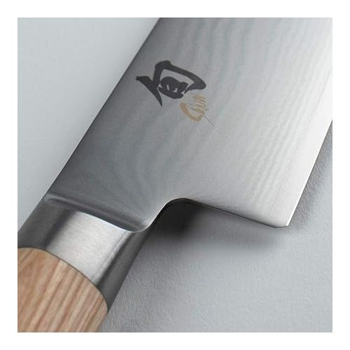  Shun Cutlery Classic Blonde Chef's Knife 8”, Thin, Light Kitchen Knife, Ideal for All-Around Food Preparation, Authentic, Handcrafted Japanese, Professional Chef Knife