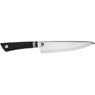 Shun Cutlery Sora Chef's Knife 8”, Gyuto-Style Kitchen Knife, Ideal for All-Around Food Preparation, Authentic, Handcrafted Japanese , Professional Chef Knife, Black