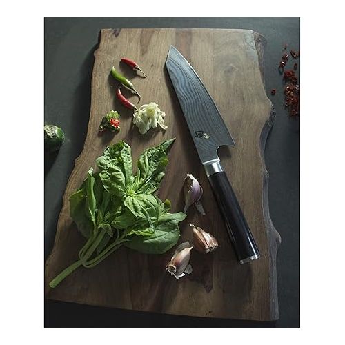  Shun Cutlery Classic Kiritsuke Knife 8”, Master Chef's Knife, Ideal for All-Around Food Preparation, Authentic, Handcrafted Japanese Knife, Professional Chef Knife