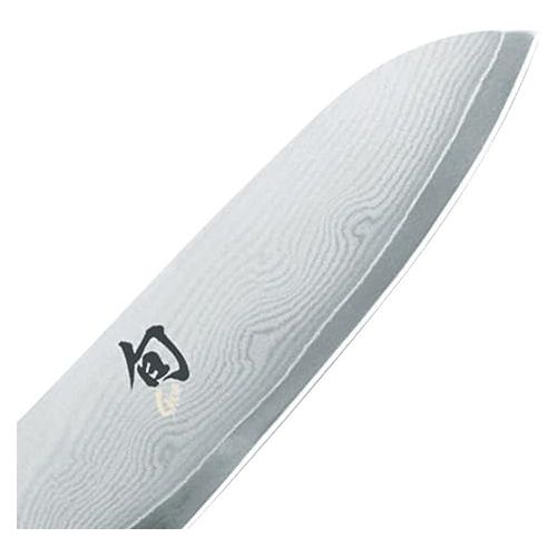  Shun Classic 7 inch Santoku Knife, Handcrafted in Japan, DM0702