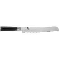 Shun Cutlery Classic Bread Knife 9”, Long Serrations Glide Through Bread, Ideal for Cakes and Pastries, Authentic, Handcrafted, Japanese Serrated Kitchen Knife,Silver