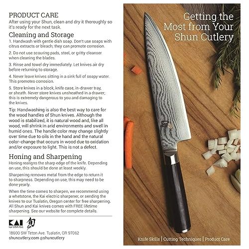  Shun Cutlery Classic Bread Knife 9”, Long Serrations Glide Through Bread, Ideal for Cakes and Pastries, Authentic, Handcrafted, Japanese Serrated Kitchen Knife,Silver