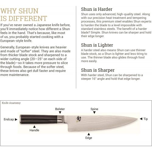  Shun Premier 7-inch Asian Cook’s Knife; High-Performance Japanese Knife; Lighter, Nimbler, Multi-Purpose Kitchen Knife; Handcrafted, Damascus Cladding, Hammered Tsuchime Finish, Pa