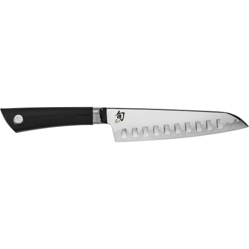  Shun Sora 7 inch Hollow Ground Santoku, Asian-Style Multi-Purpose Knife, NSF Certified, Handcrafted in Japan, VB0718