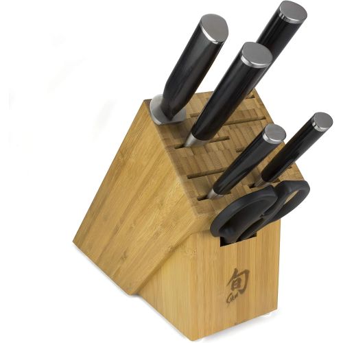  Shun Classic 7-Piece Block Set with Bamboo Block