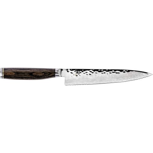  Shun TDM0722 Premier Serrated Utility Knife, 6-12-Inch