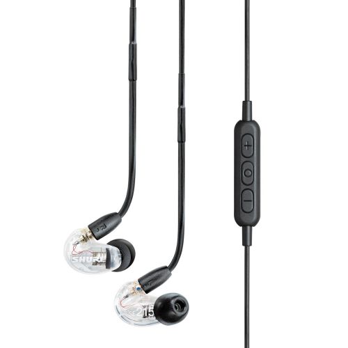  Shure SE215-CL-BT1 Sound Isolating Ear Bud Headphones Bluetooth Earphones Clear