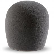 Shure},description:Foam windscreen fits larger Shure ball-end microphones, such as the SM48, SM58, Beta 58A, or 565SD. Gray.