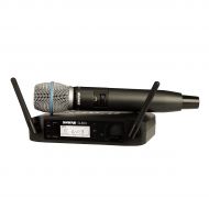 Shure},description:Handheld wireless microphone system fitted with a Beta87A capsule. The GLXD24B87A system consists of the Beta87A capsule built into a GLXD2 digital handheld tra